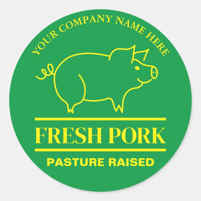 Adesivo Personalizado de Pork Fresco (Frente)
