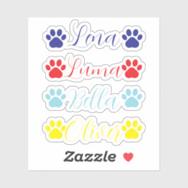 Adesivo personalizado de vinil para animais de est