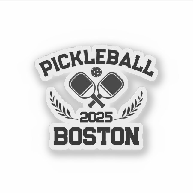 Adesivo Personalizado do Pickleball Boston 2025 (Frente)