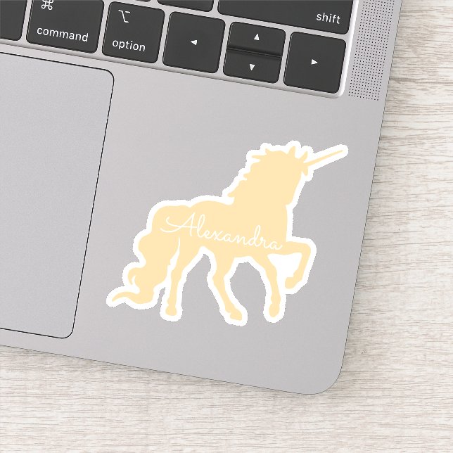 Adesivo Personalizado do Unicorn Die Cut (Detalhe)