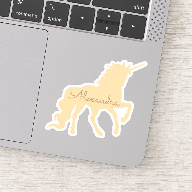 Adesivo Personalizado do Unicorn Die Cut (Detalhe)