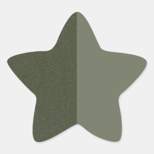 Adesivo Personalizado Estrela Brilho Verde Musgo