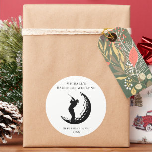 Adesivo Personalizado   Fim de semana de golfe Sol