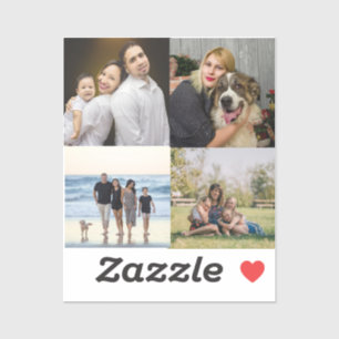 Adesivo Personalizado para Colagem de Fotos da Família 4