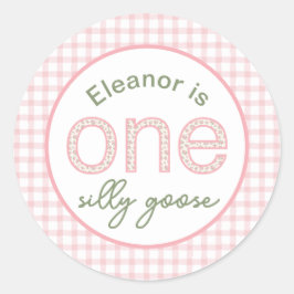 Adesivo personalizado "Um ganso de Bobo"