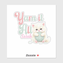 Adesivo Personalizado Yarn it All