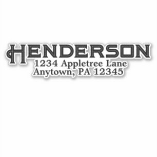 Adesivo Personalizar a Declaração de Estado da Cidade do N