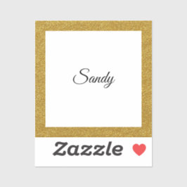 Adesivo Personalizar a Praça do Nome da Imagem de Quadro d