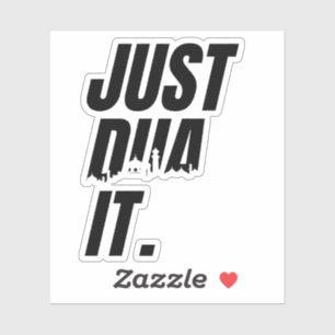 Adesivo Personalizar: Apenas Faça Dua Islâmico Oração Reza