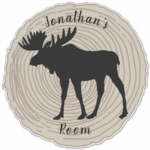 Personalizar Meninos Alce Animal Natureza Rústico