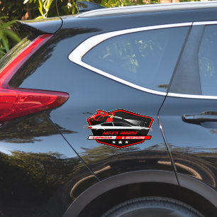 Adesivo Personalizar Negócio de Lavagem de Carros Móvel De