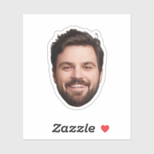 Adesivo Personalizar o recorte de rosto personalizado engr