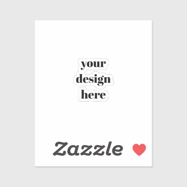 Adesivo Personalizar ou personalizar (Folha)