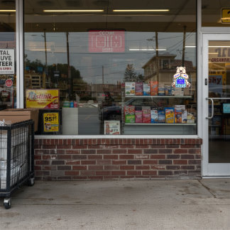 Adesivo Personalizar Urso Polar Sacos de Gelo Promocional 