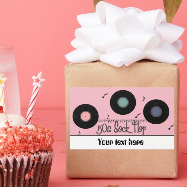 Adesivo personalizável da parte do salto de encaix (Festa)