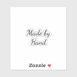 Adesivo Personalizável Feito À Mão Transparente