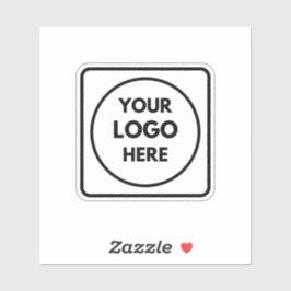 Adesivo Personalized Logo Business Promo QR Code label