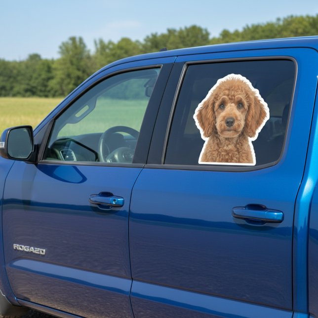 Adesivo Personalized Pet Photo Car Window Sticker (Show Off Your Dog. Every Commute.)