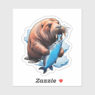 Adesivo Pesca Da Valsa No Mar