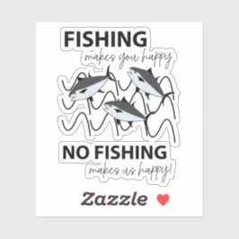 Adesivo Pescos Nadando Na Pesca Da Água