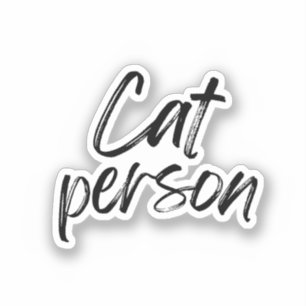 Adesivo Pessoa Gato