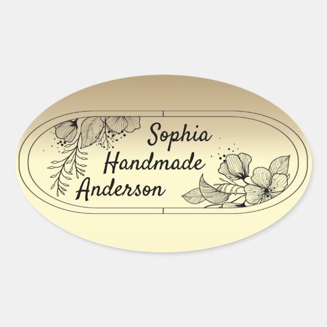 Adesivo pessoal para fabricação manual principal (Frente)