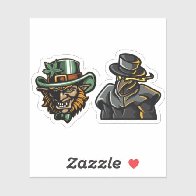 Adesivo Pessoas Sticker gcm U (Folha)