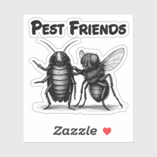 Adesivo Pest Amigos BFF