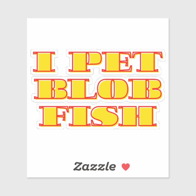 Adesivo Pet Blob Fish (Folha)