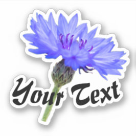 Adesivo Pétalas de cor azul floral