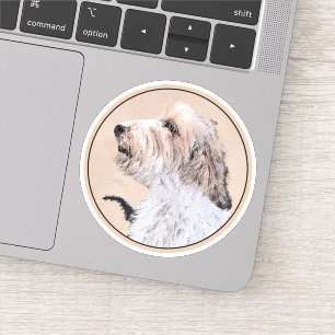 Adesivo Petit Basset Griffon Vendéen Painting - Arte Canin