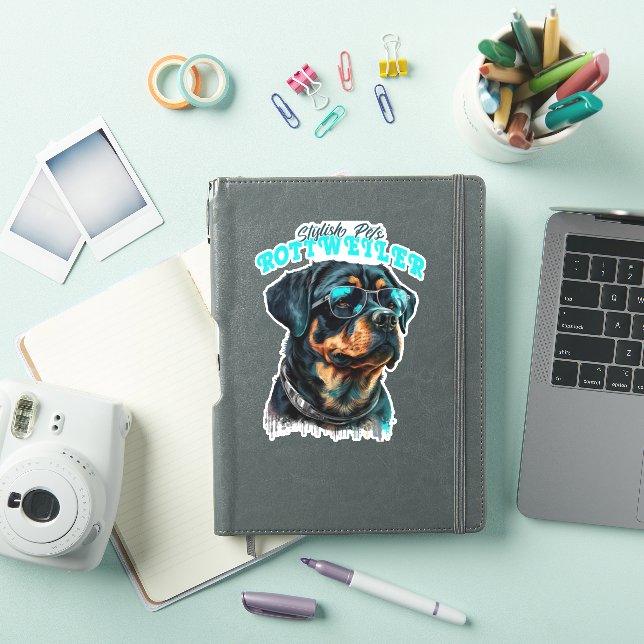 Adesivo Pets de estilo rottweiler (Capa para iPad)