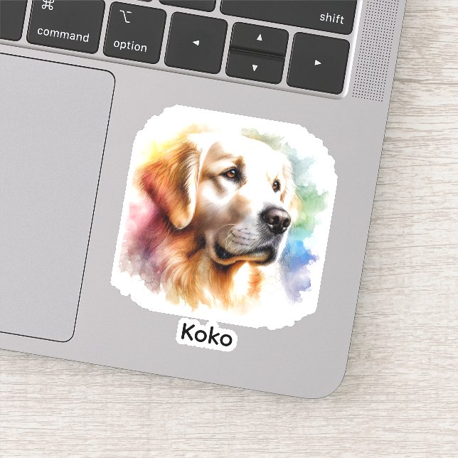 Adesivo Pets personalizadas de cães de fotos (Detalhe)