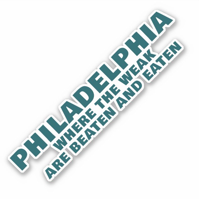 ADESIVO PHILADELPHIA SPORTS (Frente)