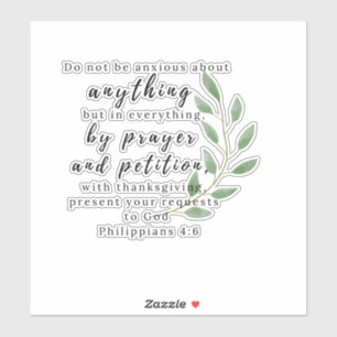Adesivo Philipans Christian Bíblia Verse Stickers - Não