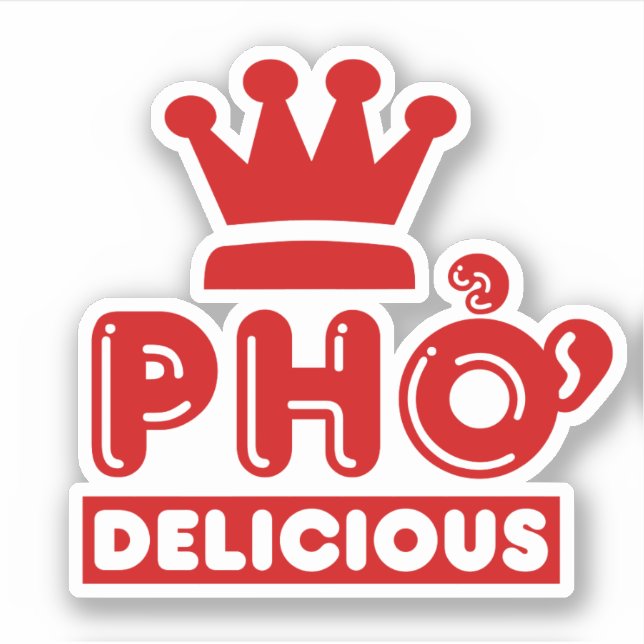 Adesivo Pho King Delicious (Frente)