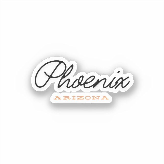 Adesivo Phoenix Arizona (Frente)