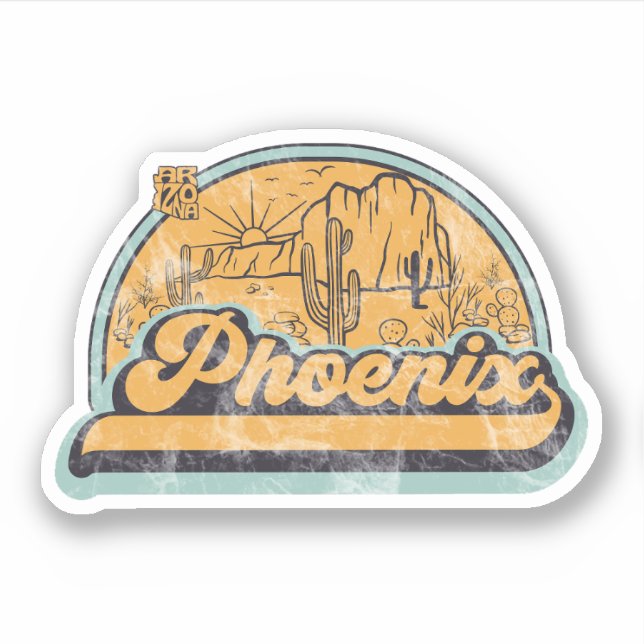 Adesivo Phoenix, Arizona (Frente)