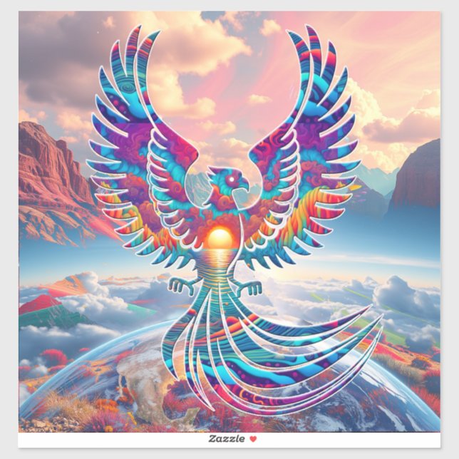 Adesivo Phoenix Sunrise (Folha)