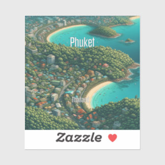 Adesivo Phuket Thailand 3 Inch Vinyl Sticker