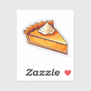 Adesivo Piada de abóbora de cartoon