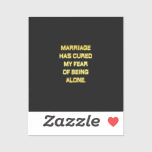 Adesivo Piada Engraçado e Casamento