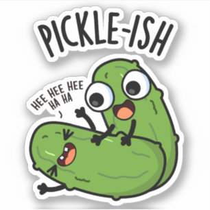 Adesivo Piadas de Pickle Engraçadas e Chatinhas 