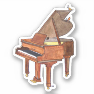 Adesivo Piano com Canaviais Doce