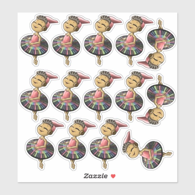 Adesivo Pianos Sticker (Folha)