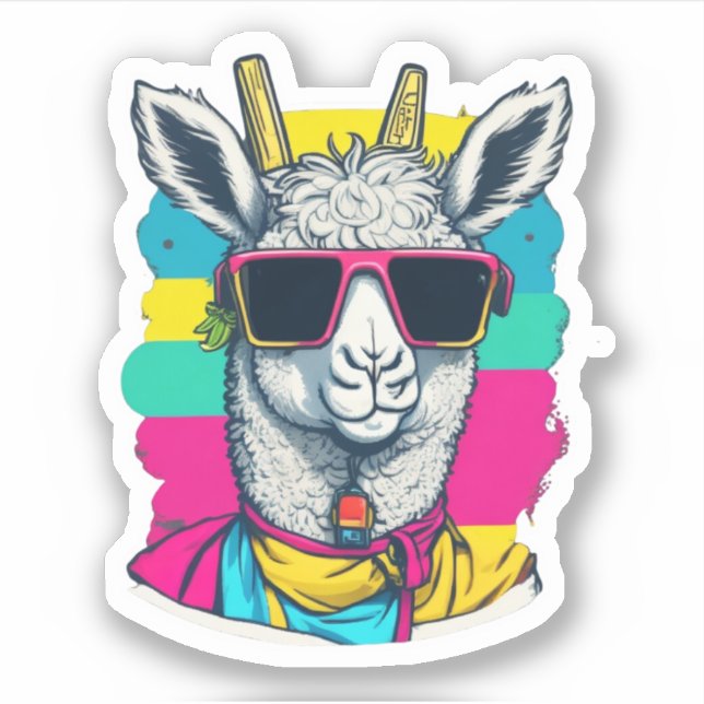 Adesivo Picante de Llama (Frente)