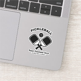 Adesivo Pickleball Club Pickleball Paddle & Ball Personali