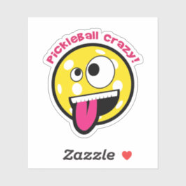 Adesivo Pickleball Crazy