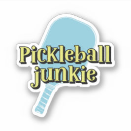 Adesivo Pickleball Junkie Pickleball