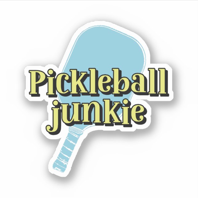 Adesivo Pickleball Junkie Pickleball (Frente)